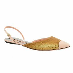Rochas Women's Sequined Pointed Toe Ballet Flats